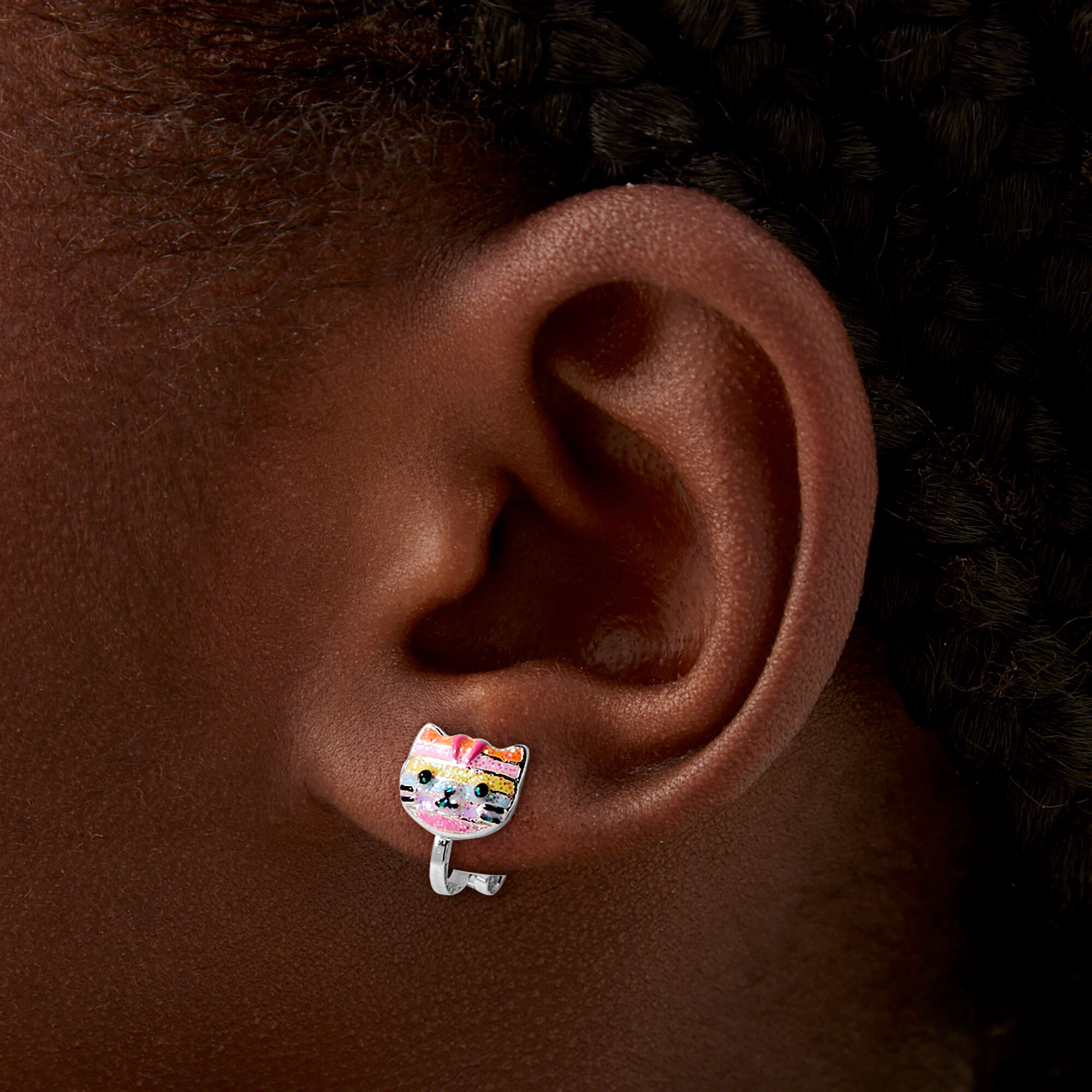 Fake Earrings Clip On Stick On Magnetic Claire s US