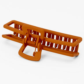 Bronze Large Rectangle Hair Claw,