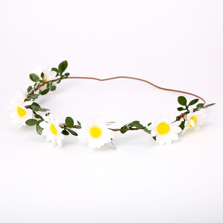 Claire's Bandeau à marguerites style vigne