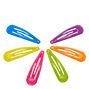 Claire&#39;s Club Bright Snap Hair Clips - 6 Pack,
