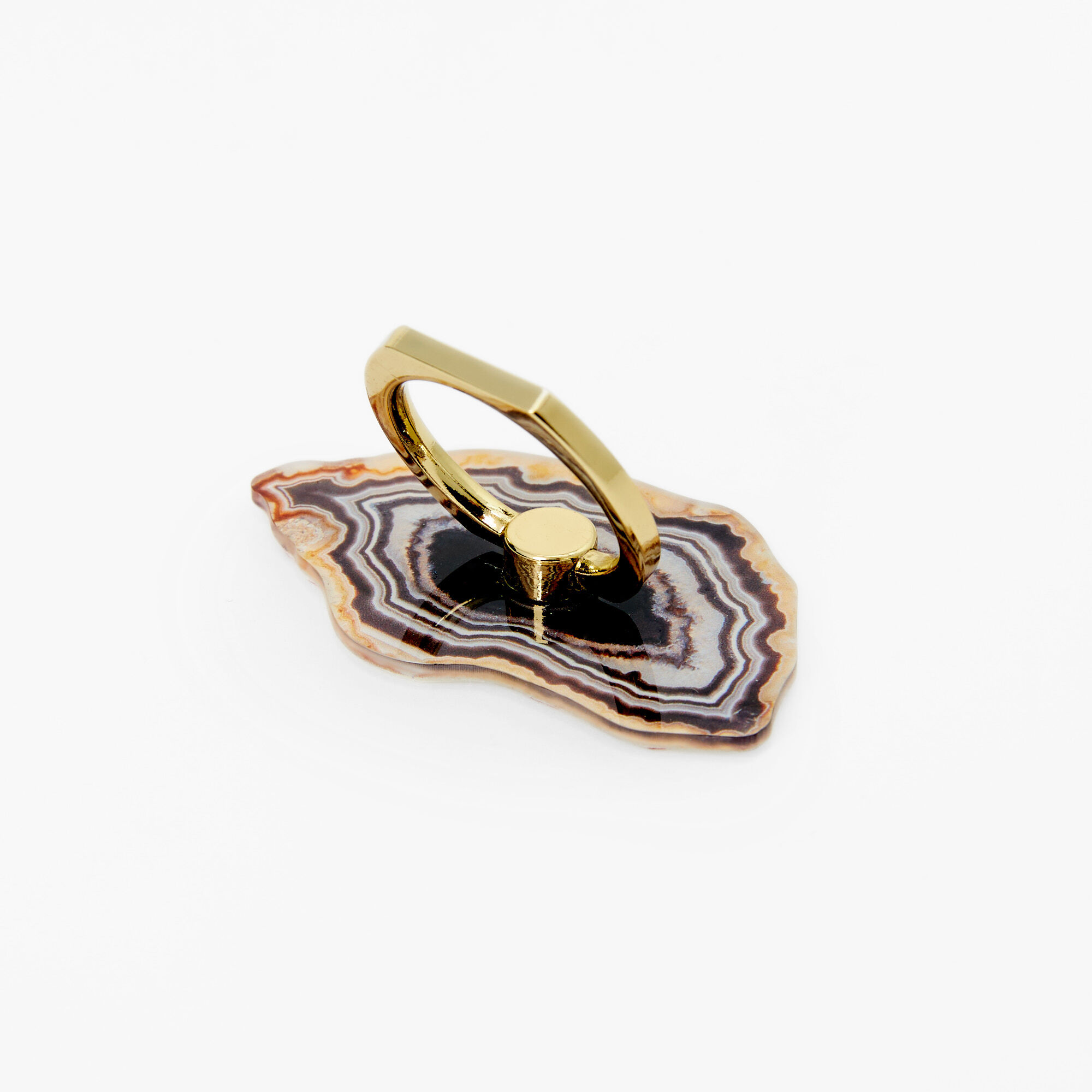 Agate slice cheap ring