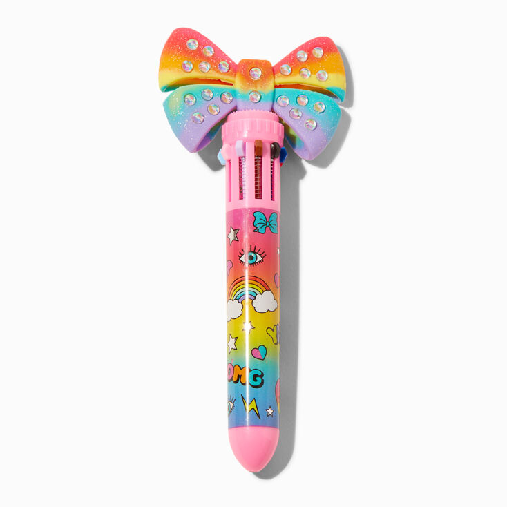 JoJo Siwa™ Rainbow Bow Multicolored Pen | Claire's US