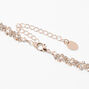 Rose Gold Crystal Teardrop V-Neck Jewelry Set - 2 Pack,