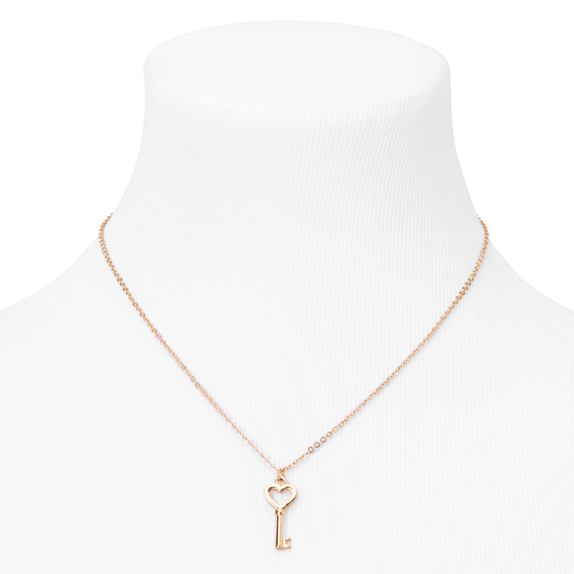 Gold Heart Key Jewellery Gift Set - 3 Pack,