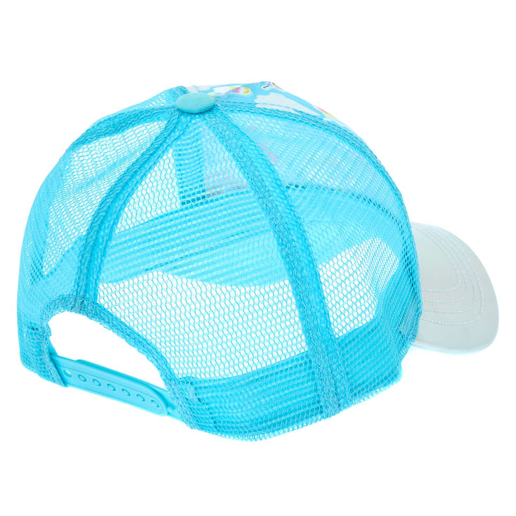 Colour Changing Unicorn Baseball Cap - Baby Blue | Claire's