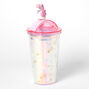 Glitter Unicorn Iridescent Tumbler - Pink,