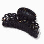 Medium Black Starry Night Glitter Hair Claw,