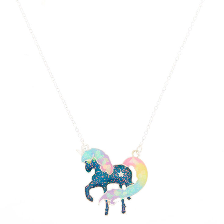 Mood Pastel Unicorn Pendant Necklace,