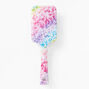 Rainbow Tie Dye Paddle Hair Brush,