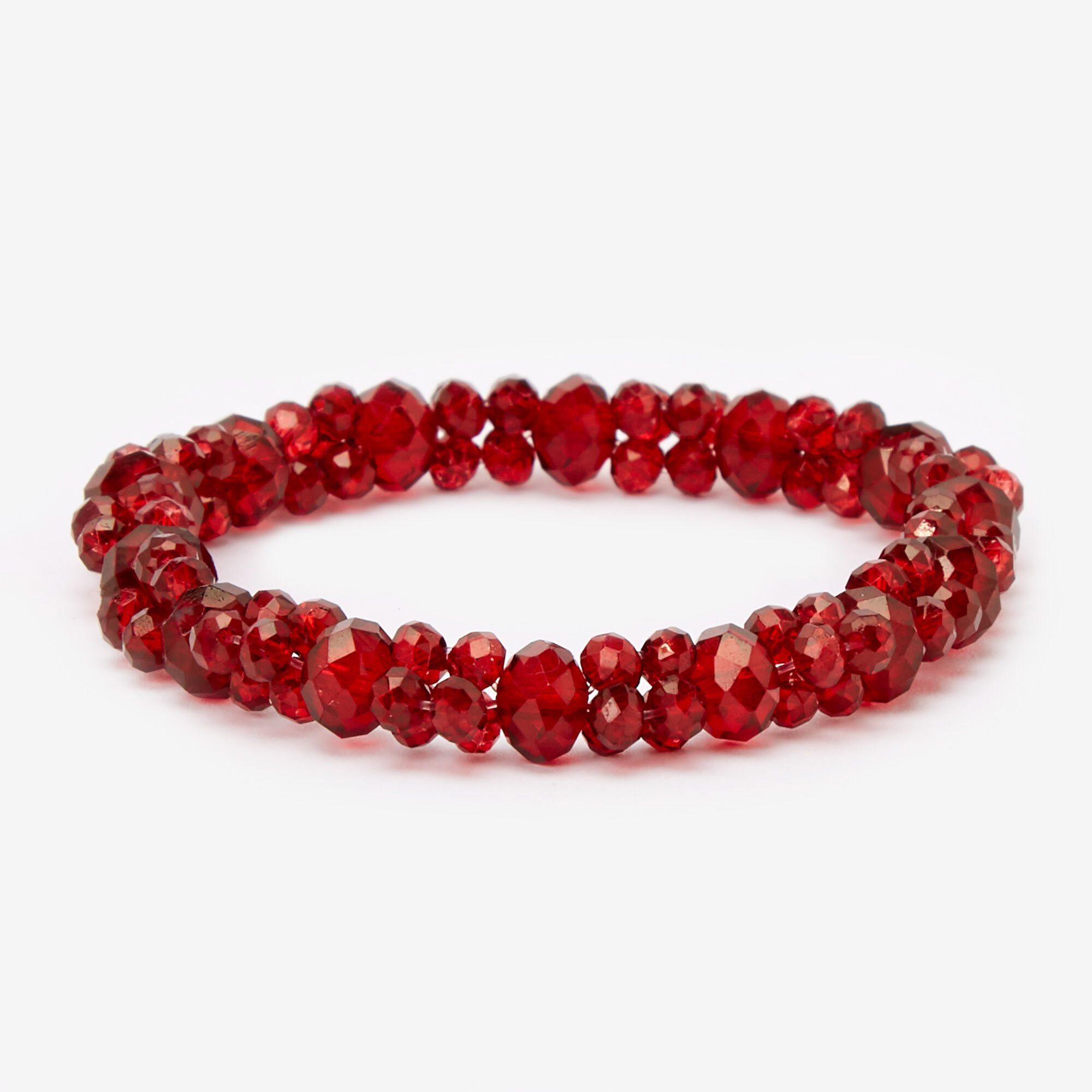 Red stretch clearance bracelet