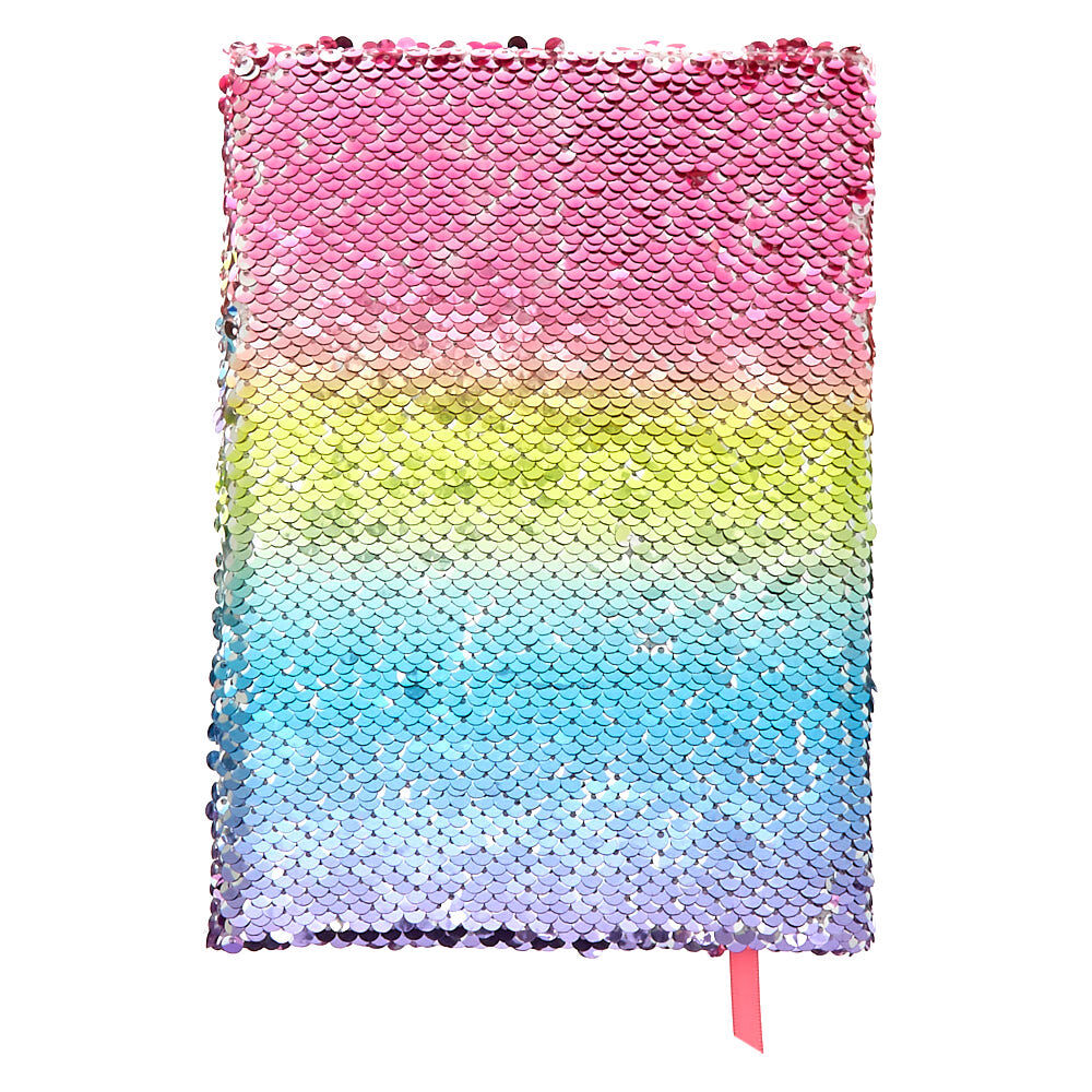 Miss Glitter the Unicorn Donut Reversible Sequin Notebook,