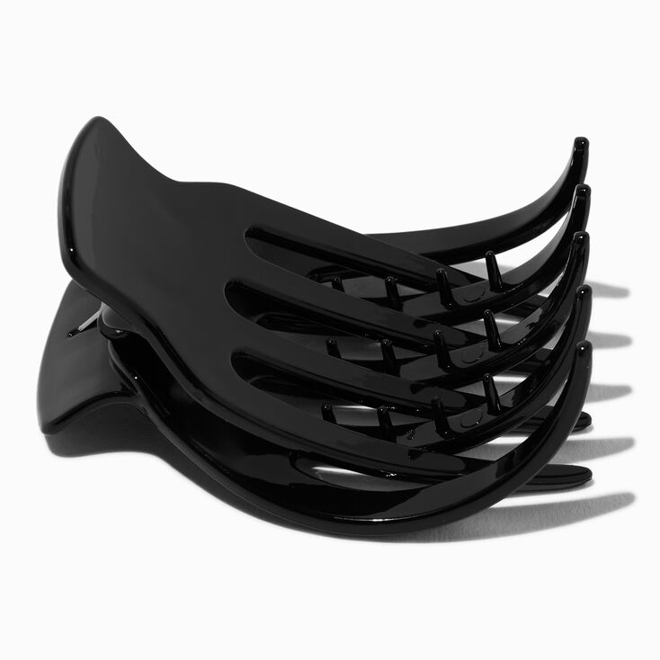 Medium Finger Hair Claw - Black,