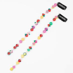 Fruit Faux Hair Beads - 2 Pack,