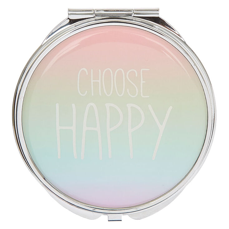 Choose Happy Compact Mirror,