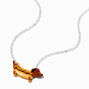 Red Hot Dog Pendant Necklace,