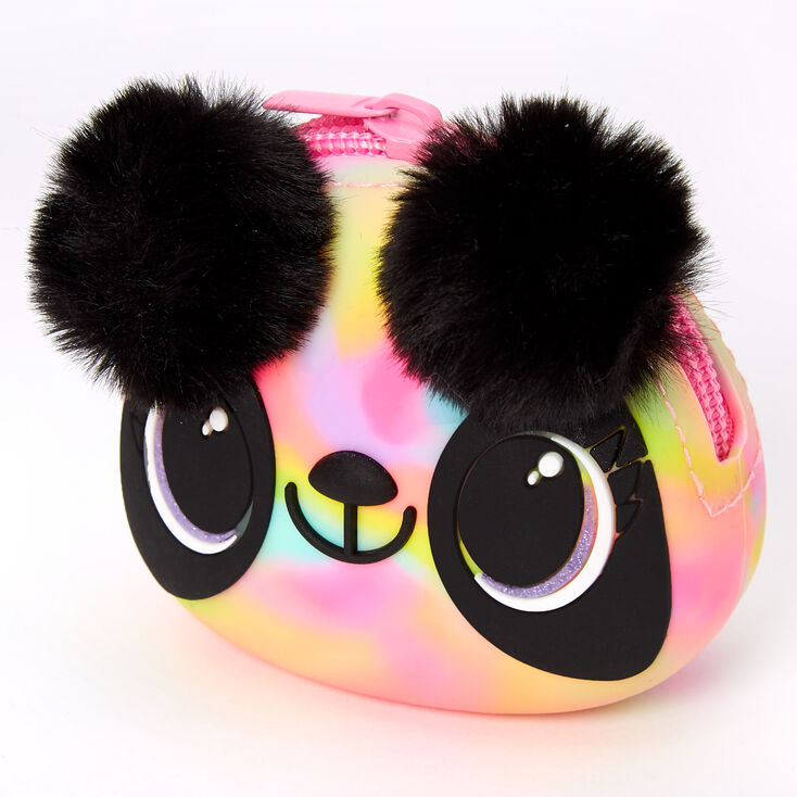 Claire's Porte-monnaie en silicone arc-en-ciel Paige le panda