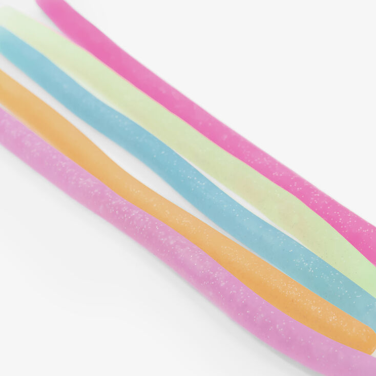 Jouet fidget &agrave; paillettes Wiggle Stringz &ndash; Lot de 5,