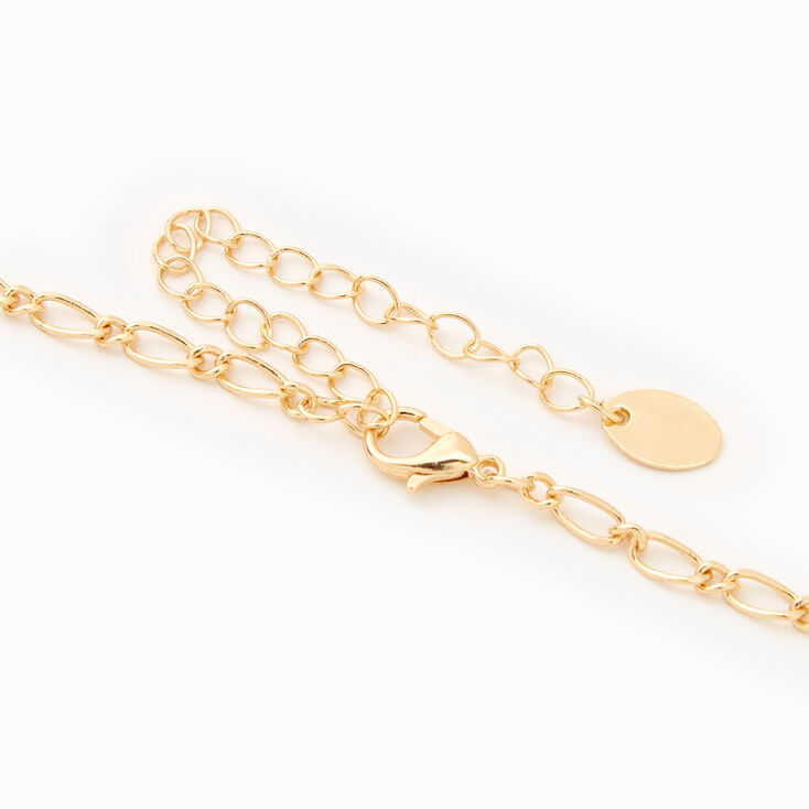 Gold By The Sea Charm Choker Necklace | Claire's US
