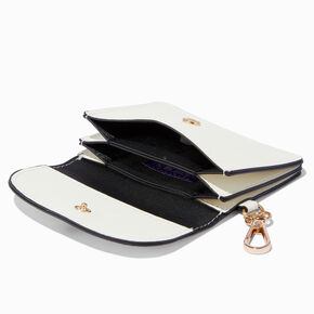 Black Heart White Card Case,