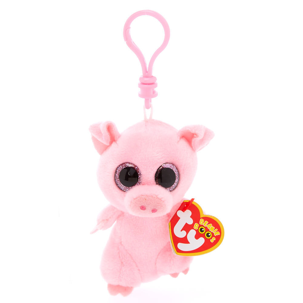 Ty Beanie Boo Posey the Pig Keyring Clip Claire s