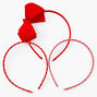 Serre-t&ecirc;tes &agrave; motifs vari&eacute;s Claire&#39;s&nbsp;Club - Lot de 3, rouges,