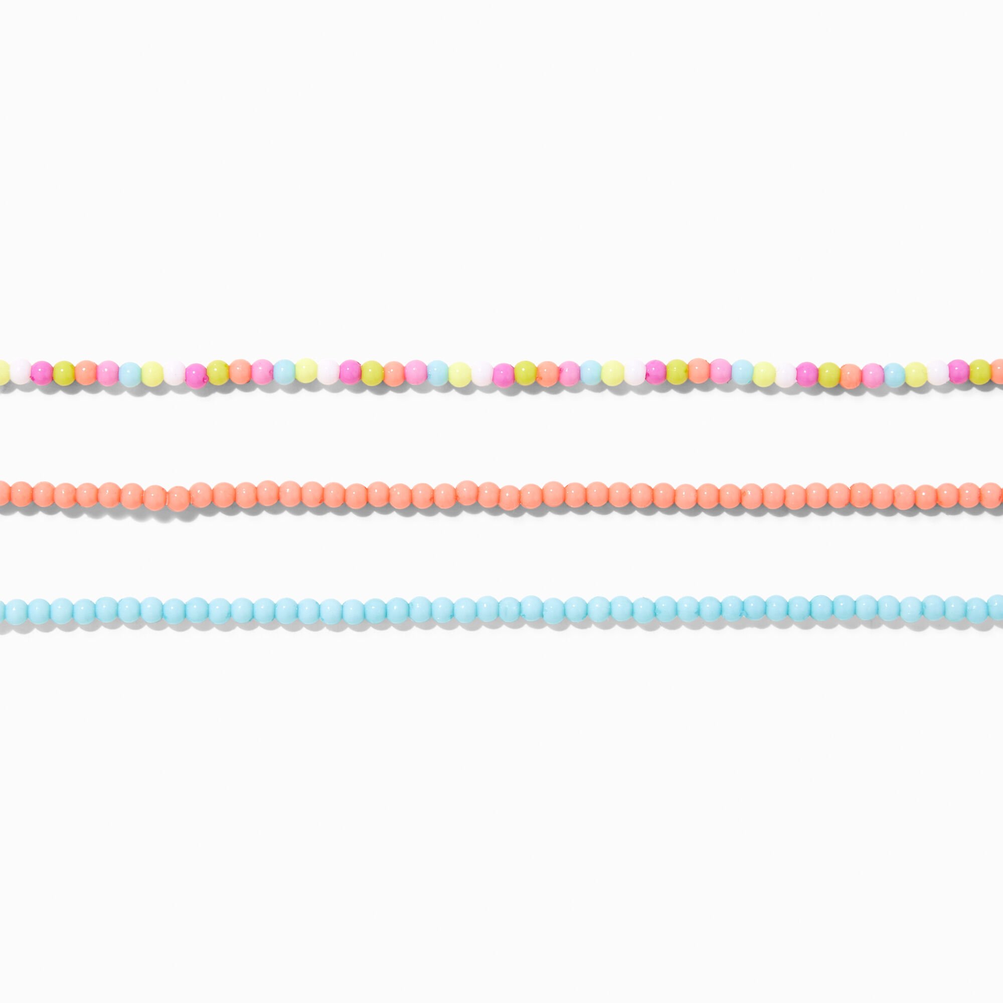 Claire's Club Summer Popsicle Beaded Choker Necklaces - 3 Pack,