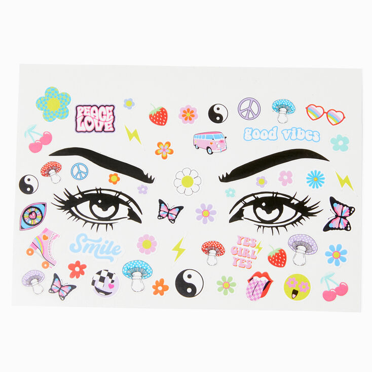 Y2K Temporary Face Stickers,
