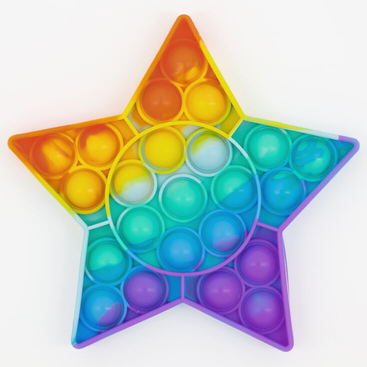 Rainbow Push Poppers Fidget Toy &ndash; Styles May Vary,