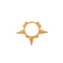 18G Gold Spike Cartilage Earring,