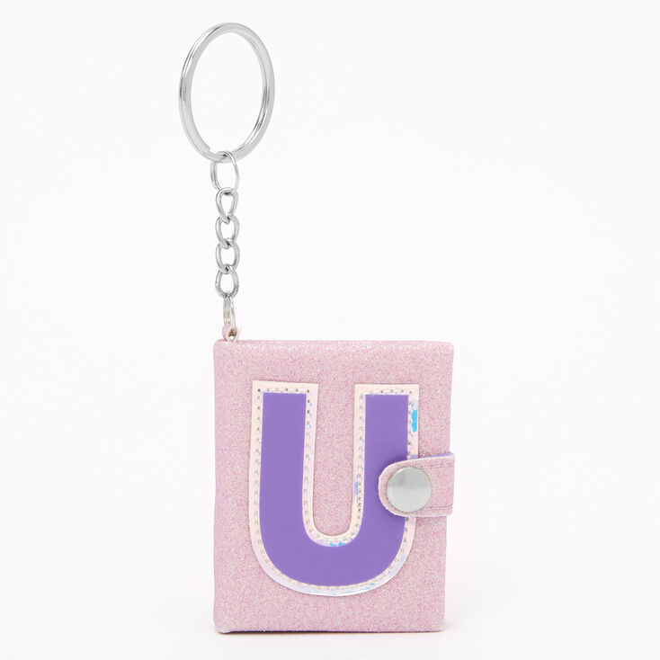 Initial Mini Journal Keychain - U,