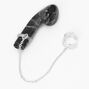 Manchettes d&rsquo;oreilles triple rang couleur argent&eacute;e - Compatible avec les AirPods&reg; de Apple,