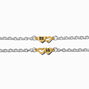 Best Friends Big Sis &amp; Lil Sis Heart Charm Bracelets - 2 Pack,