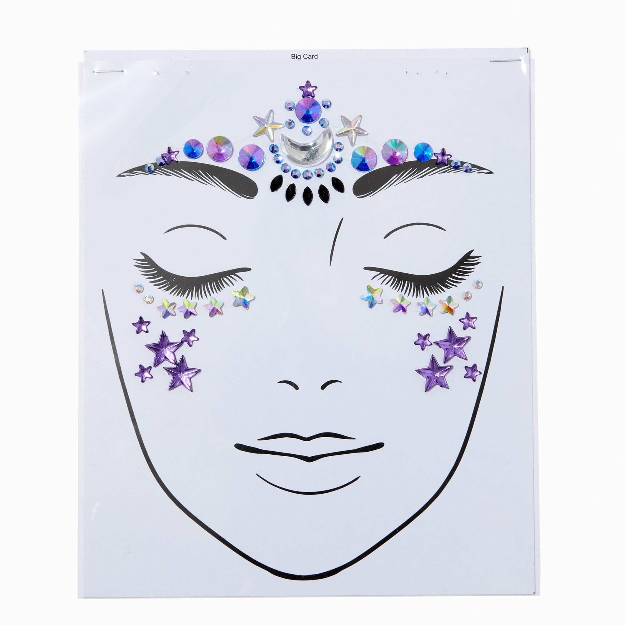 Face jewels claire's on sale