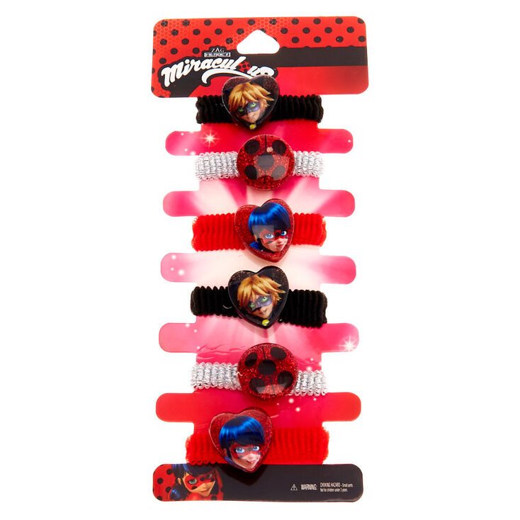 Claire's Élastique à cheveux breloques Miraculous™ - Lot de 6