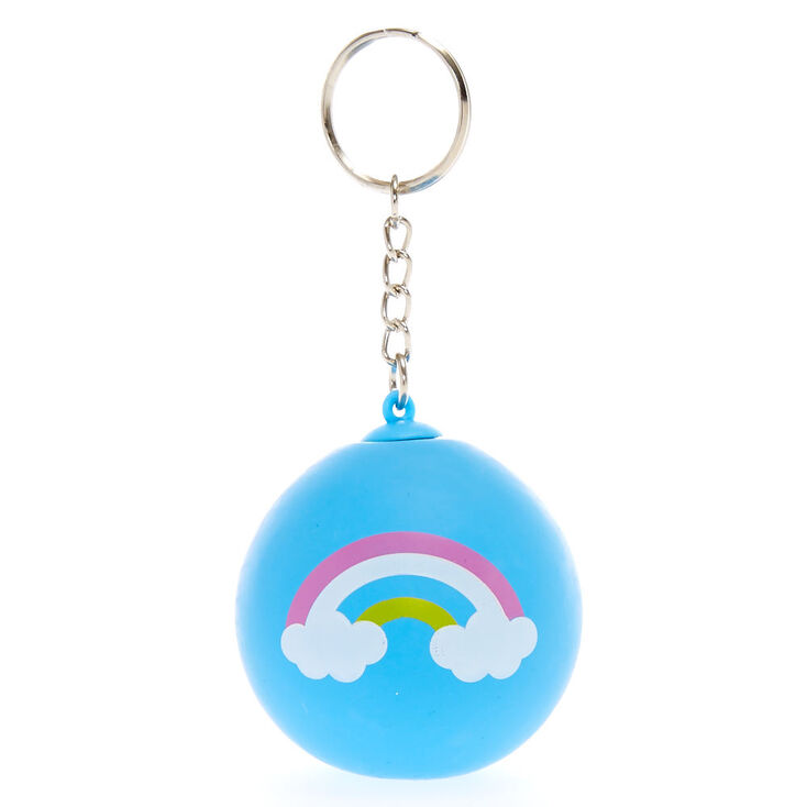 Rainbow Stress Ball Keychain,