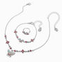 Claire&#39;s Club Special Occasion Butterfly Silver-tone Jewelry Set - 3 Pack,