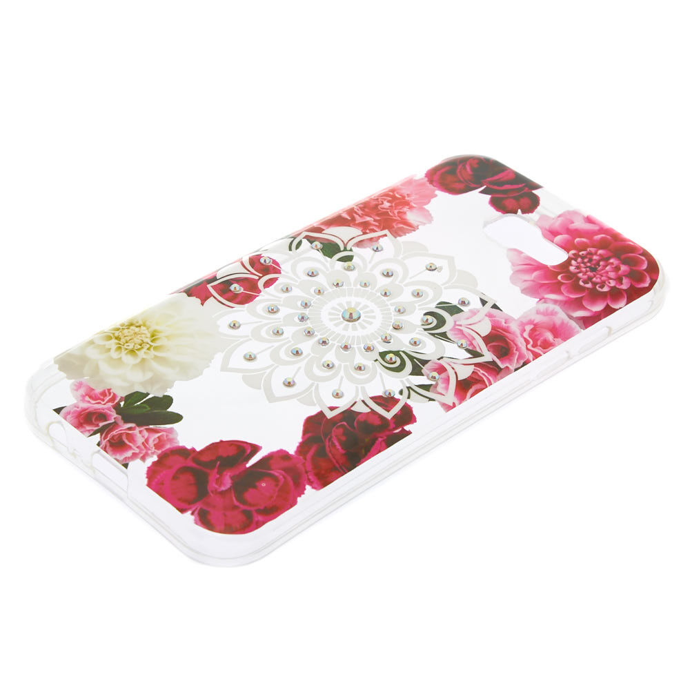 Floral Bling Mandala Phone Case - Fits Samsung Galaxy A7,