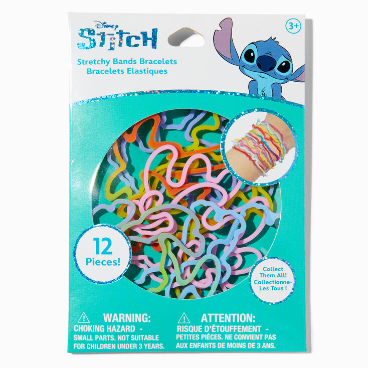 Disney Stitch Stretchy Bands Bracelets - 12 Pack,
