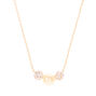 Champagne Faux Pearl Necklace,