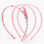 Claire&#39;s Club Spring Floral Headbands - Pink, 3 Pack,
