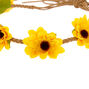 Sunflower Crown Headwrap - Yellow,