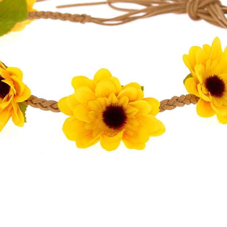 Sunflower Tie Headwrap - Yellow,