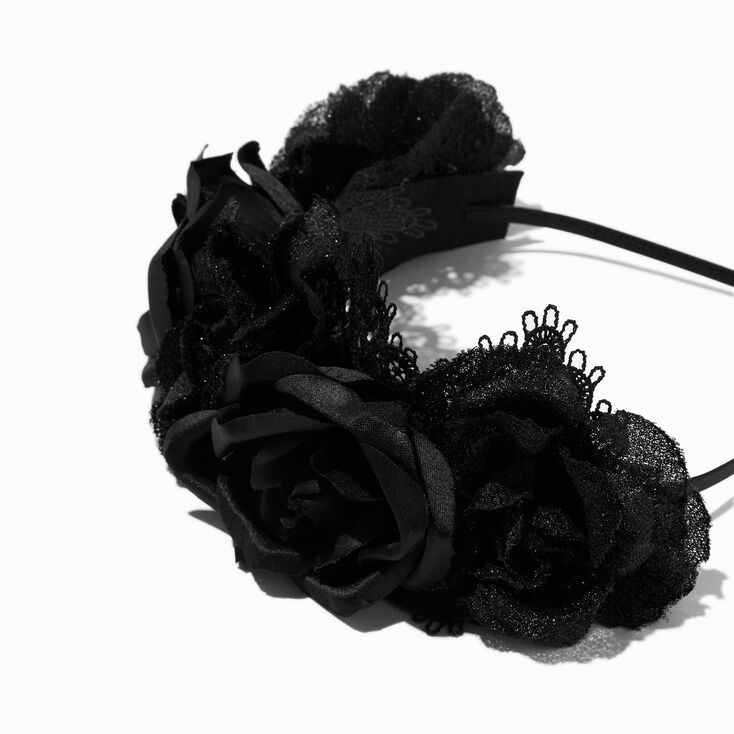 Black Roses Headband,