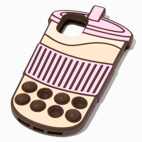 Coque de portable en silicone &laquo;&nbsp;Popper&nbsp;&raquo; th&eacute; aux perles - Compatible avec iPhone&reg;&nbsp;XR/11,