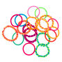 Claire&#39;s Club Neon Braided Hair Ties - 18 Pack,