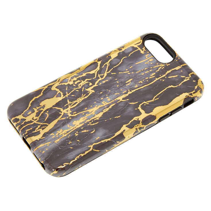Cracked Marble Protective Phone Case - Fits iPhone 6/7/8 Plus,