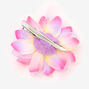 Barrette &agrave; cheveux fleur multicolore - Rose,