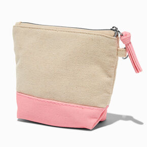 DIY Small Pink Rainbow Heart Coin Purse,