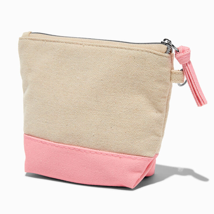 DIY Small Pink Rainbow Heart Coin Purse,