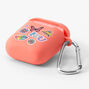 Coral Y2K Silicone Earbud Case Cover - Compatible With Apple&reg; AirPods,